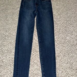 American Eagle Outfitters Dark Blue Skinny Jeans 00 x-short